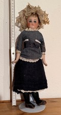 Bambola antica - bambola di porcellana biscuit - fashion doll simon mezzo 1880