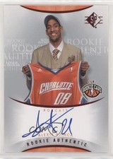 2008-09 SP Rookie Authentic Alexis Ajinca #101 Auto 0b5