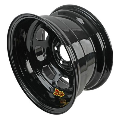 Aero Race Wheels 50 Series Black Roll-Formed Wheel 15''x8'' 5x4.75'' BC 50-184720