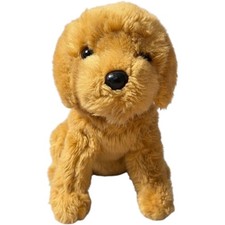 Douglas Cuddle Toys Goldendoodle Puppy Plush Sitting Golden Dog Stuffed Animal