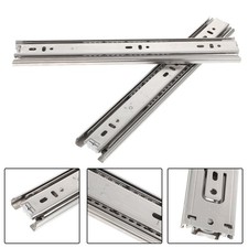 1 Pair Dresser Drawer Slides Heavy Duty Drawer Slide Balls Bearing Track Guides
