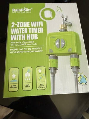 RAINPOINT 2-Zone WiFi Water Timer With Hub Timer Only.