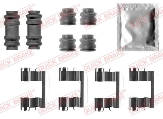 Quick Brake ZubehöRsatz, Scheibenbremsbelag 109-0028 Passend FüR Fiat KIA-image