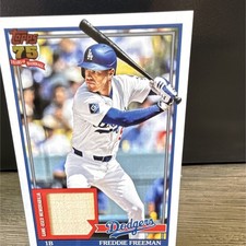 Topps 2026 Series 1 Freddie Freeman 91R-FF Dodgers 1991 Relic Game-Used