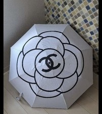 Novelty CHANEL folding umbrella flower limited from Japan
