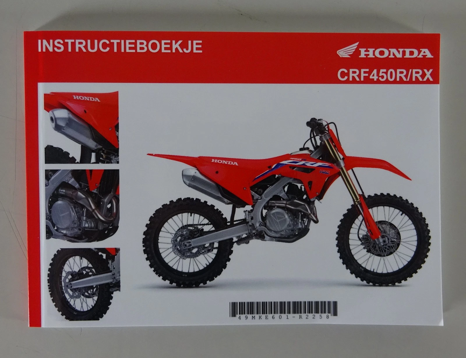 Instruction Manual / Manual Honda CRF 450 R/RX From 01/2022