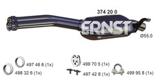 Mittelschalldämpfer ERNST 374200 für MERCEDES KLASSE C124 A124 124 220 042 200
