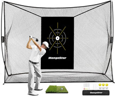 Golf Net, 10X7Ft Heavy Duty Golf Practice Net for Backyard  Driving Real Golf B