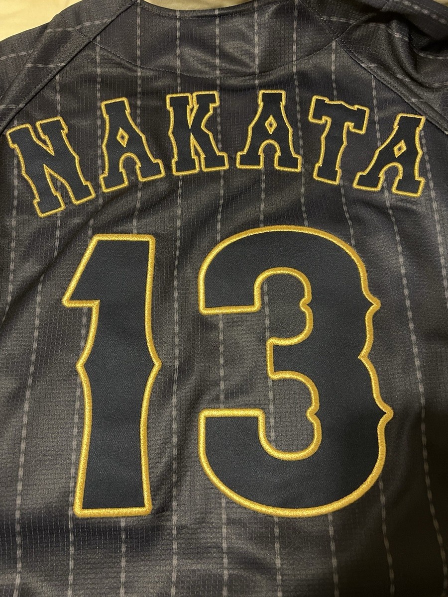 NEW MIZUNO Japan WBC WORLD BASEBALL Classic Jersey Navy Blue/Grey