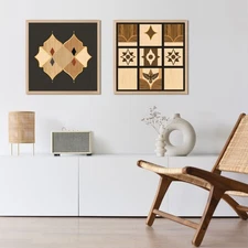 Set 4 Realistic Digital Wall Art Print Modern Home Decor Printable Instant #87