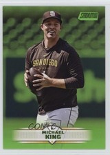 2025 Topps Stadium Club Lime Green Foil Mike King Michael King #128 05ol