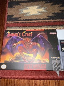 Demon's Crest Super Nintendo SNES 2024 Not Original