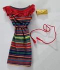 X-635 VINTAGE 1960'S MATTEL BARBIE KNIT DRESS OUTFIT -COMPLETE