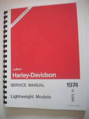 H-D Aermacchi M 50 & 65,Shortster,Baja,Rapido & TX & SX 125 Service Manual-NEW