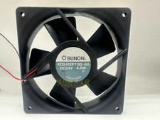 1PCS SUNON KD2412PTB2-6A DC24V 4.8W 2-wire inverter cooling fan 120 120 25MM