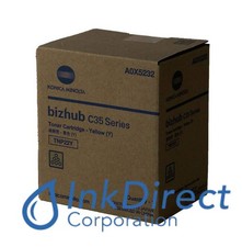 Genuine Konica Minolta A0X5232 TNP-22Y TNP22Y Toner Cartridge Yellow Bizhub C35
