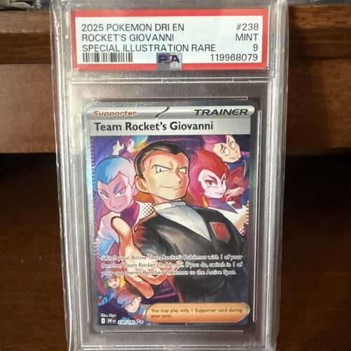 Team Rocket's Giovanni graded PSA 9 for sale on eBay