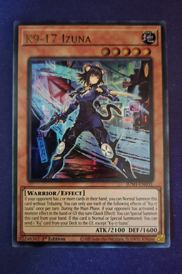 Konami Yugioh K9-17 Izuna Justice Hunters JUSH-EN031 | eBay