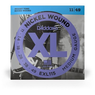 D Addario EXL115 - XL Electric Nickel Wound | 011-049