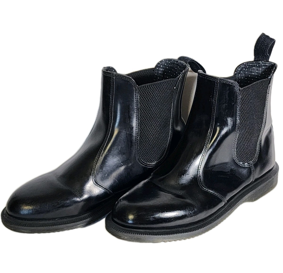 Martens Flora Smooth Chelsea Boots Size US Women's Polished