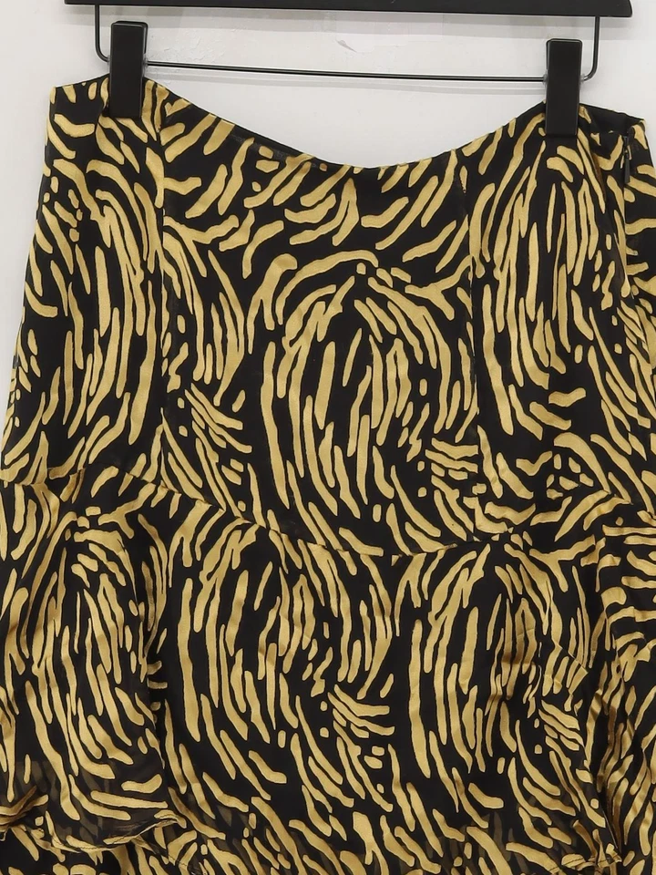 Whistles Women's Maxi Skirt UK 14 Black 100% Polyester Long Maxi - Image 3 of 4