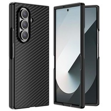 For Samsung Galaxy Z Fold7 5G Case Carbon Fiber Shockproof Heavy Duty Slim Cover