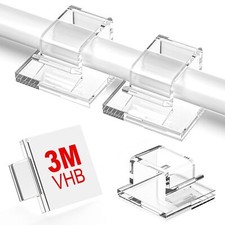 100 PCS Outdoor Light Clips Small, Clear , Christmas Light Clips for String Lig