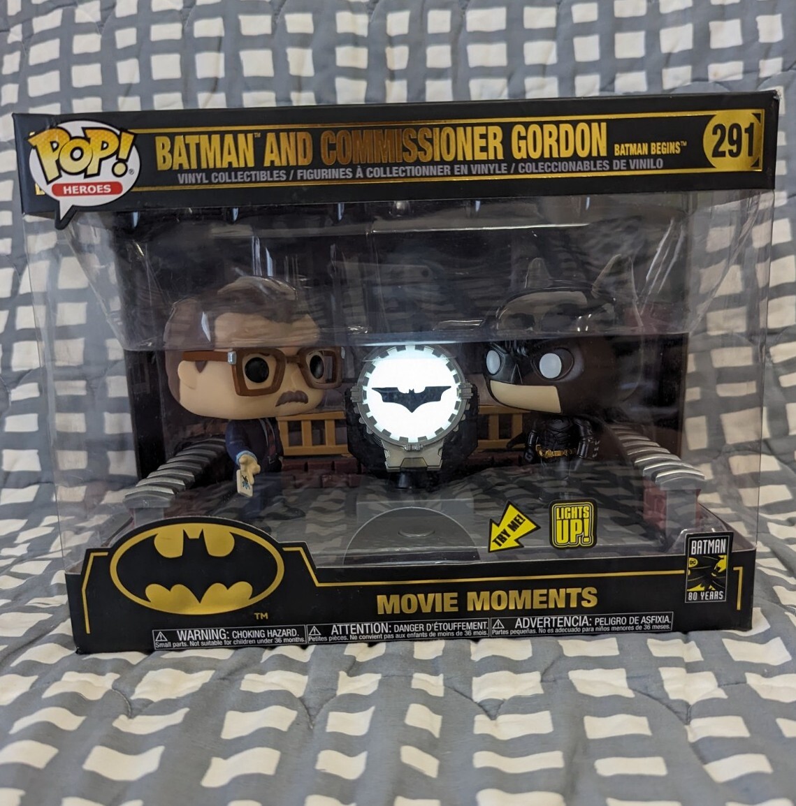 ファンコpop ダークナイト、ゴードン&amp;バットマン Funko Pop! Batman & Commissioner Gordon (#291) Movie Moments