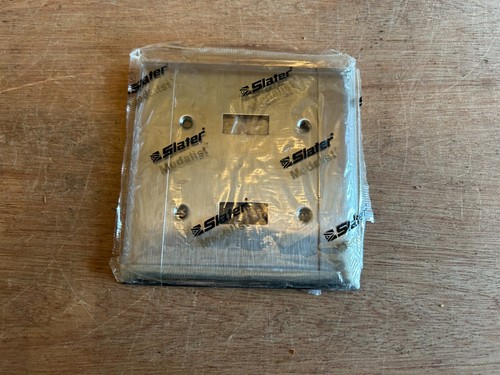 Slater Medalist Interruttore Copertura Parete Piastra Acciaio Inox Singola Doppia Banda 3 Vintage - Foto 16 di 24