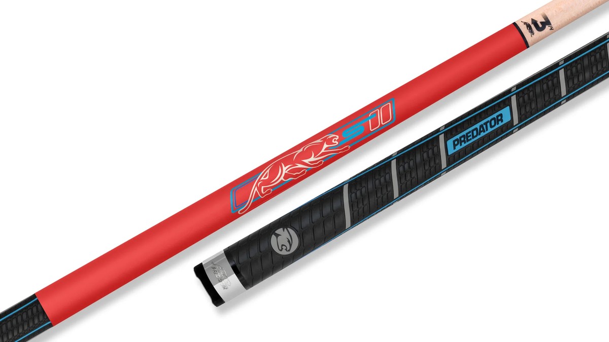 Predator Sport 2 Matte Red Pool Cue with Sport Wrap [Free