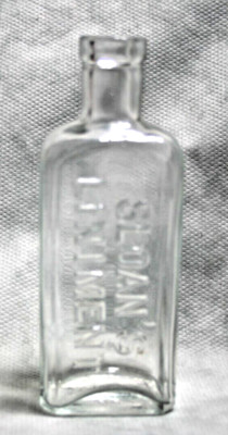 Sloan's Liniment medicine bottle 5''