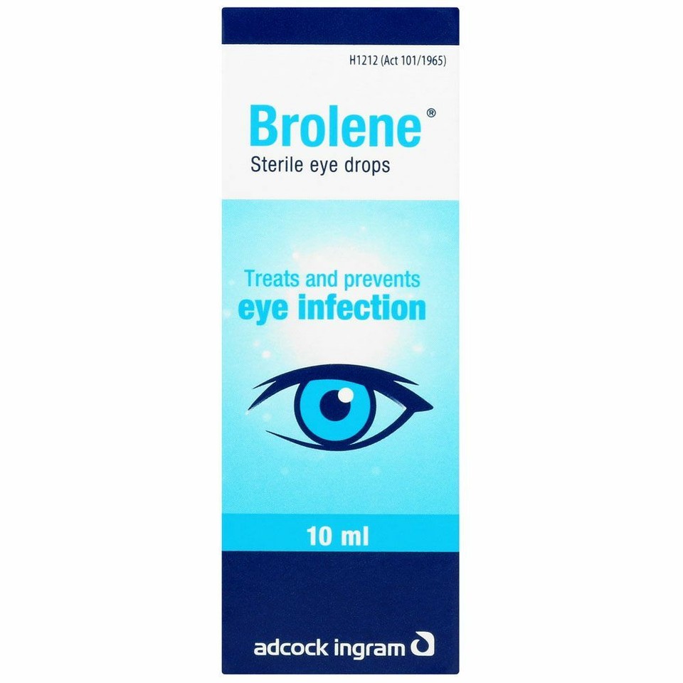Brolene Eye Drops 10Ml x 5 Bottles for Eye Infections, Conjunctivitis