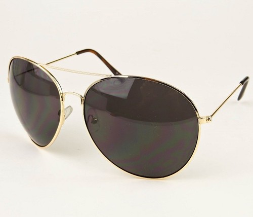 Oversized Huge Metal SUPER ROCK STAR Aviator XXL Large Fashion Sunglasses 3210 - Picture 6 of 15