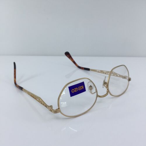 New Vintage Kenzo Eyeglasses Kenzo KE 2898 C. Matte Gold 50-19-140mm Made Japan - Picture 11 of 12