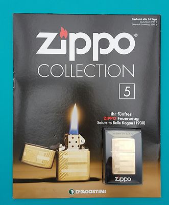 Zippo Collection Nr.5 Sturmfeuerzeug Salute to Belle Kogan (1938) never fired!!!
