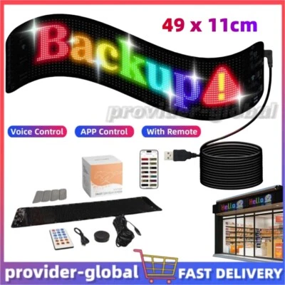 LED Schild Leuchtreklame Werbung Leuchtschild mit Fernbedienung Voice Steuerung - Bild 1 von 4