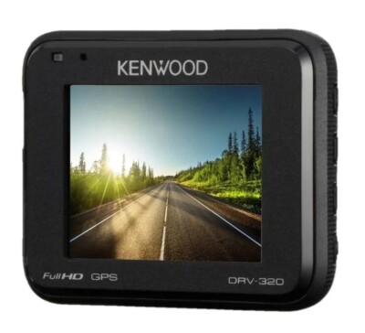 New KENWOOD DRV-320 GPS Integrated Dashboard Camera 2” LCD Screen
