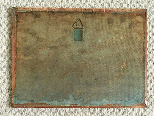 A 10" TALL x 13.25" WIDE, 458g, CHILE / AGRICULTURE-THEMED COPPER WALL-HANGING - Picture 3 of 3