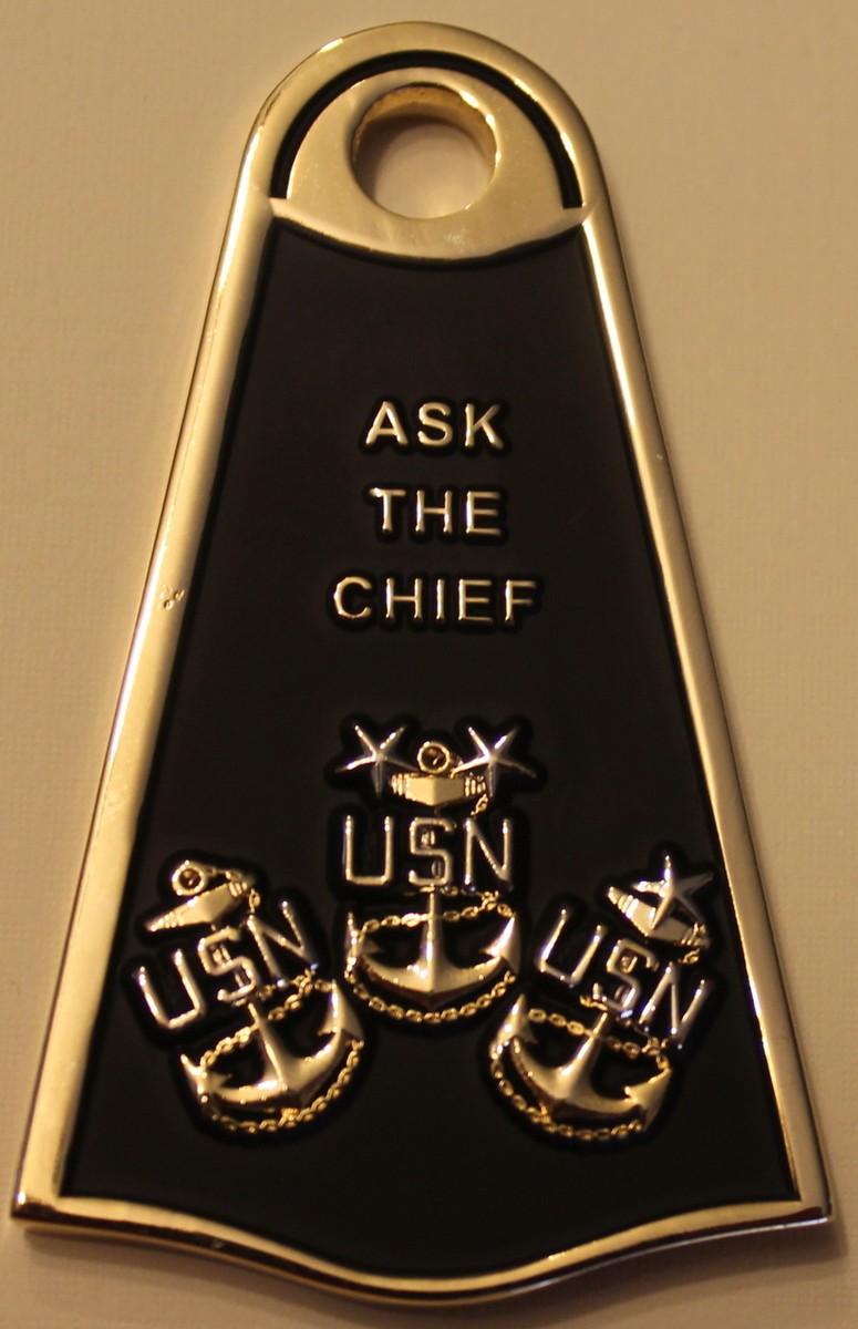 Naval Special Warfare Center Navy Chief's Mess Challenge Coin