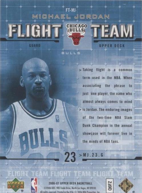 2006-07 Upper Deck Michael Jordan #FT-MJ for sale