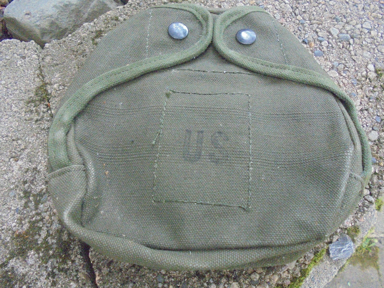 Vintage U. S. Army Canteen Canvas Pouch