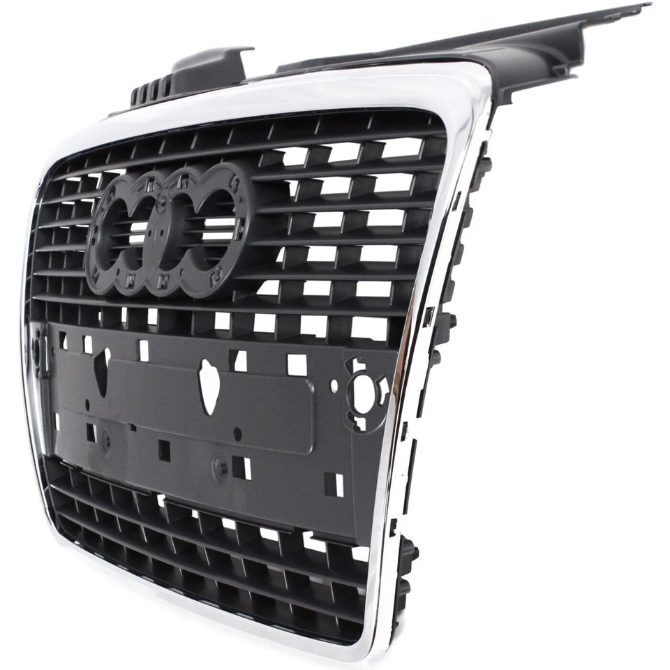 Front Gray Chrome Grille Assembly For 2005-2009 A4 S4 AU1200112 8E0853651J1QP - Image 2 of 4