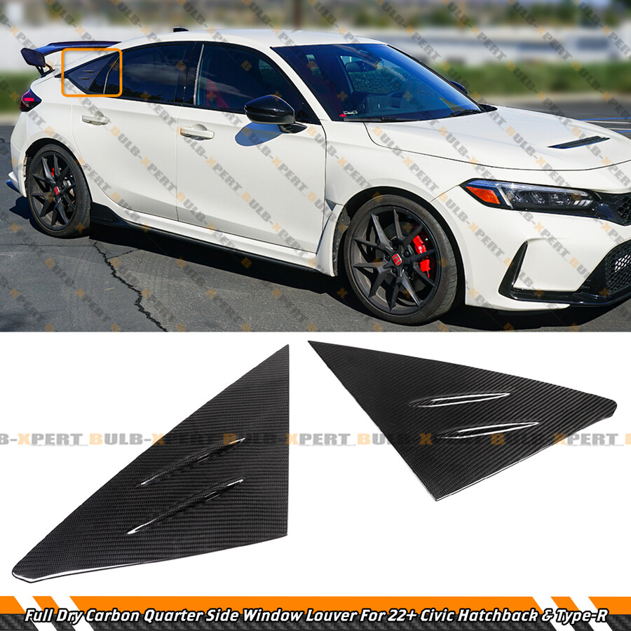 For 2022-26 Civic FL5 Type-R & FL2 Hatchback Dry Carbon Fiber Side ...