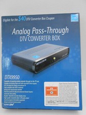 Digital Stream Analog Pass Through DTV Converter Box DTX 9950 NIB
