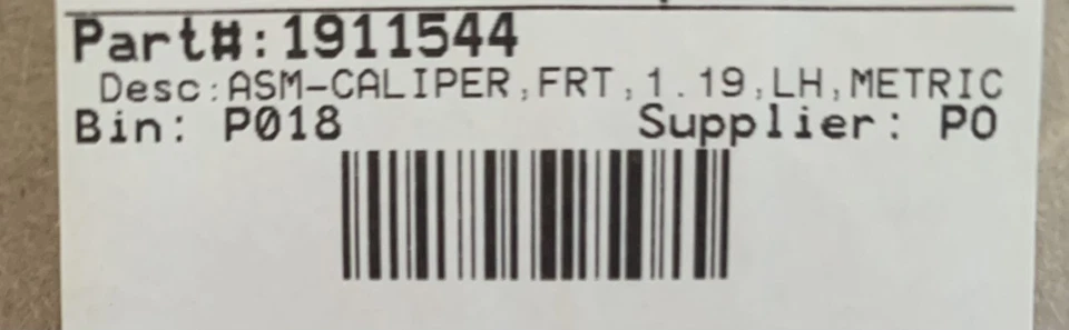 Pinza de freno delantera izquierda original Polaris parte RZR S 800 1,19 métrica, 1911544 nueva Foto 2 de 2