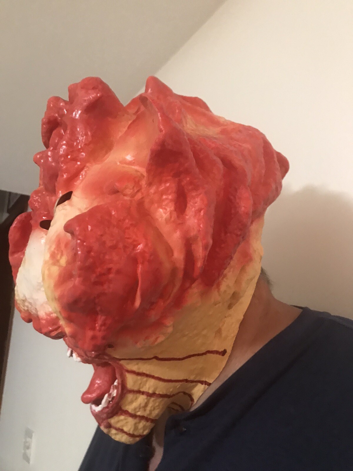 Avafierce Mask Adult Latex Mask Halloween Cosplay Mask Scary Face Horrible