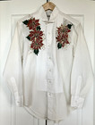 Neil Allyn Women's Holiday Tuxedo Shirt Sz.M-32/33 — photo 1