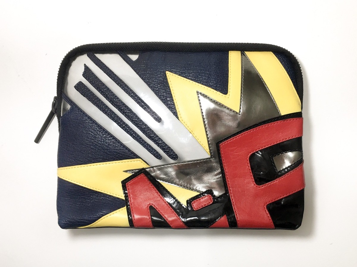 3.1 Phillip Lim 31 Minute Comic Book Patchwork Leather Cosmetic