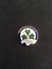 Rare Vintage Enamel Lapel Pin Badge Fattorini DELARUNARIANS Faithful Steadfast 2