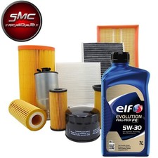 KIT TAGLIANDO MISTO RENAULT KADJAR 1.5 DCI 5 LITRI OLIO ELF FE 5W30
